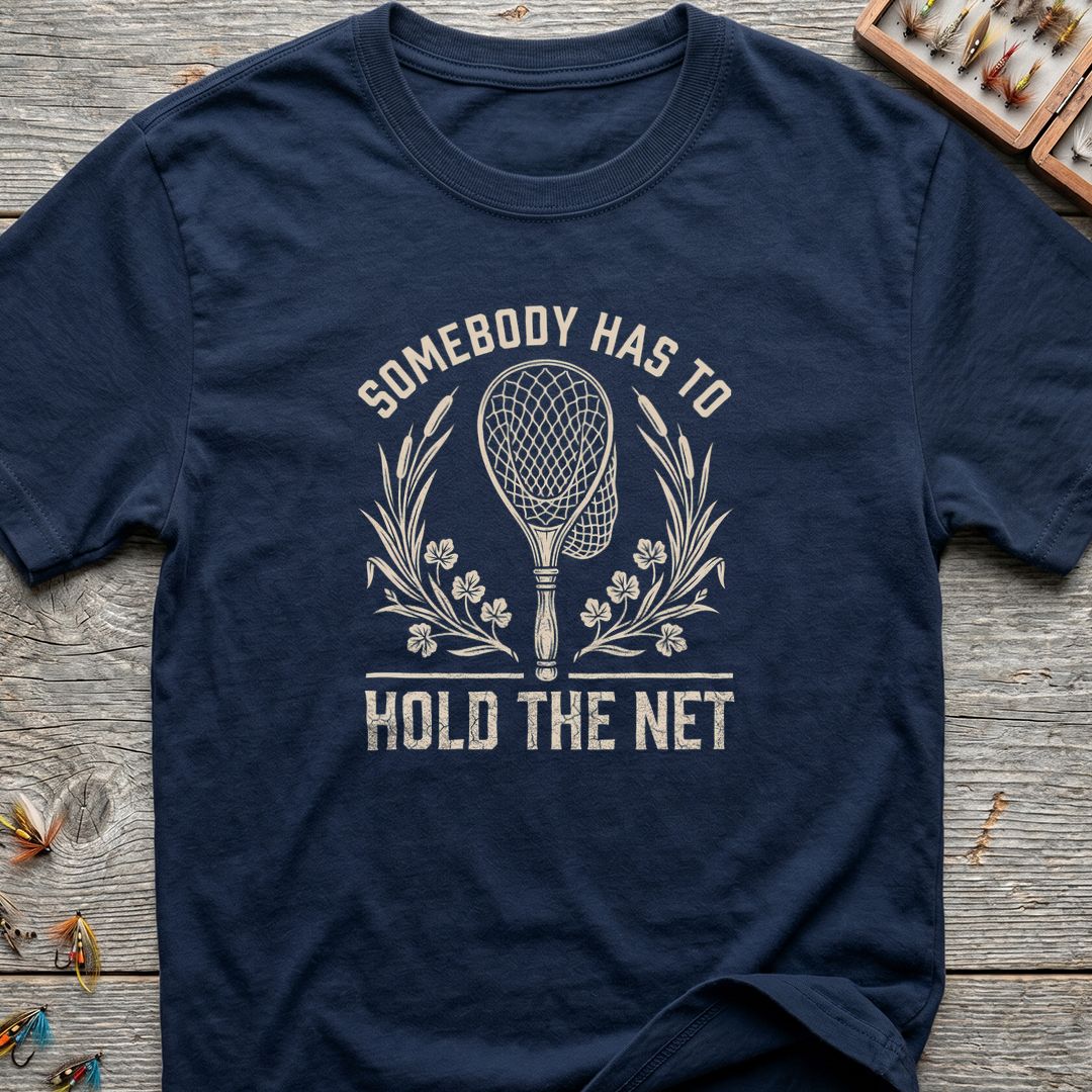Somebody Has To Hold The - Navy t-shirt