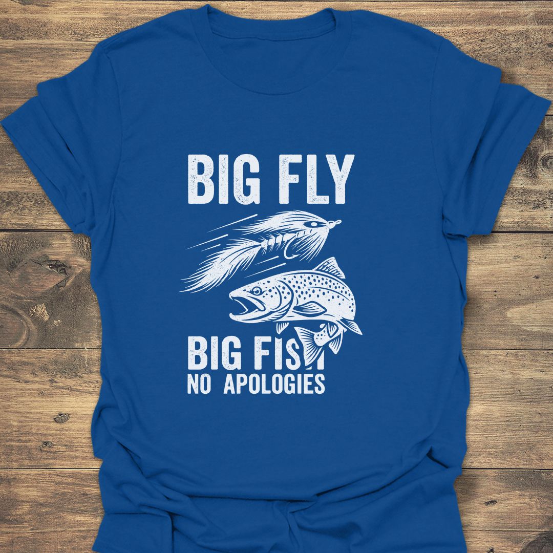 Big Fly Big Fish - Royal t-shirt