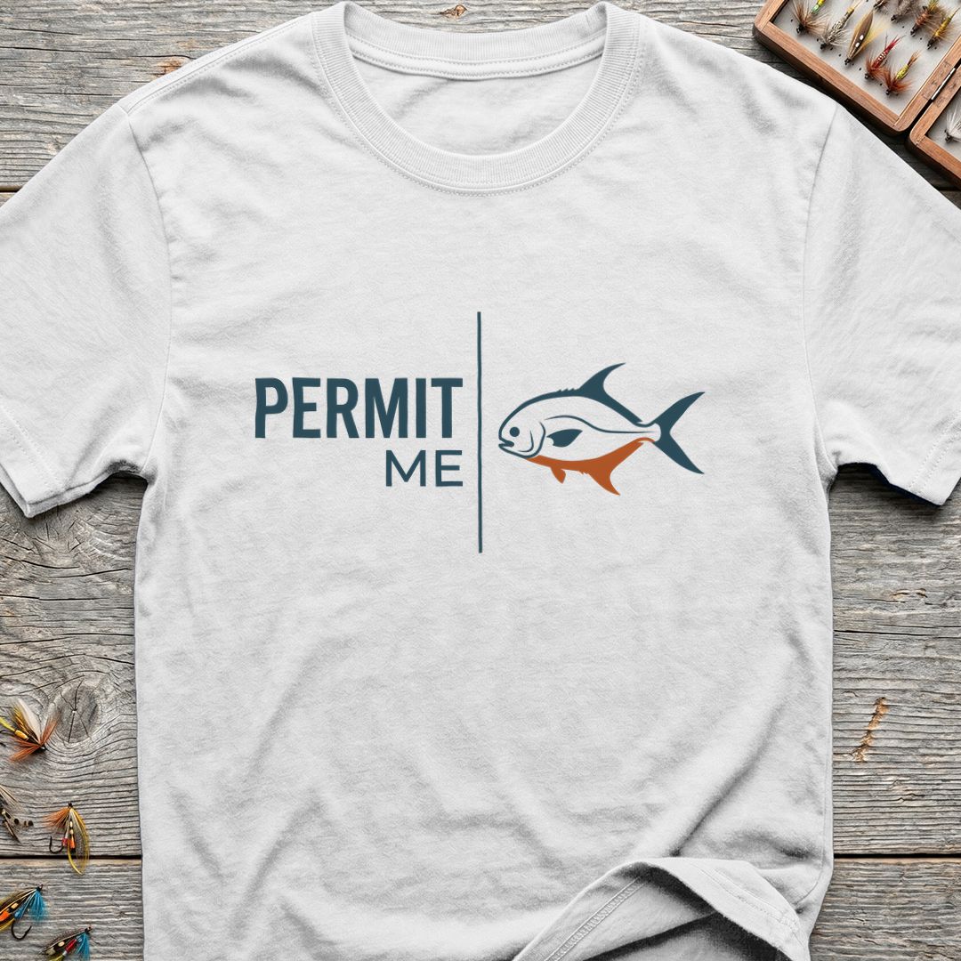 Permit Me - White t-shirt