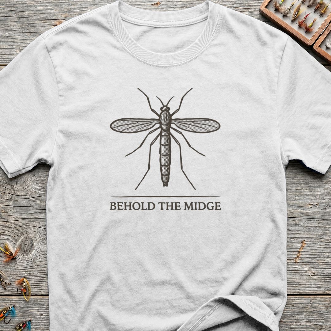 Behold the Midge - White t-shirt