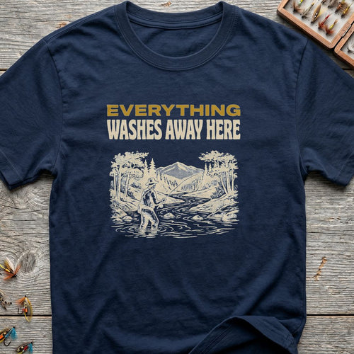 - Navy t-shirt