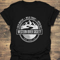 Western River Society - Black t-shirt