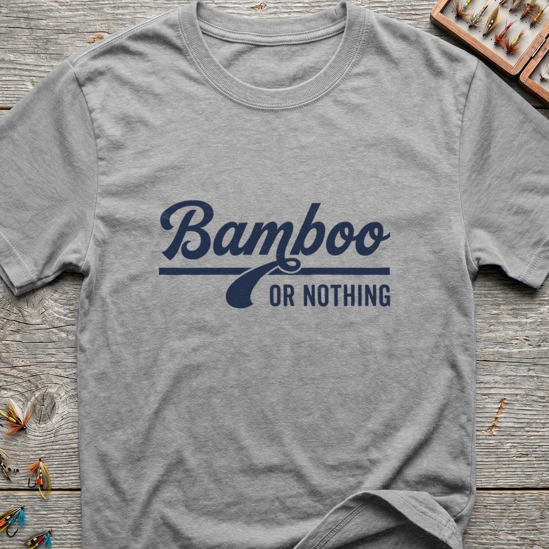 Bamboo Or Nothing - Sport Grey t-shirt