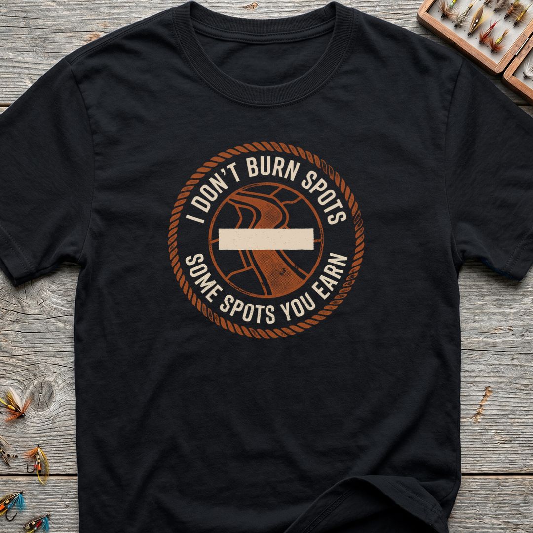 Some Spots You Earn - Black t-shirt