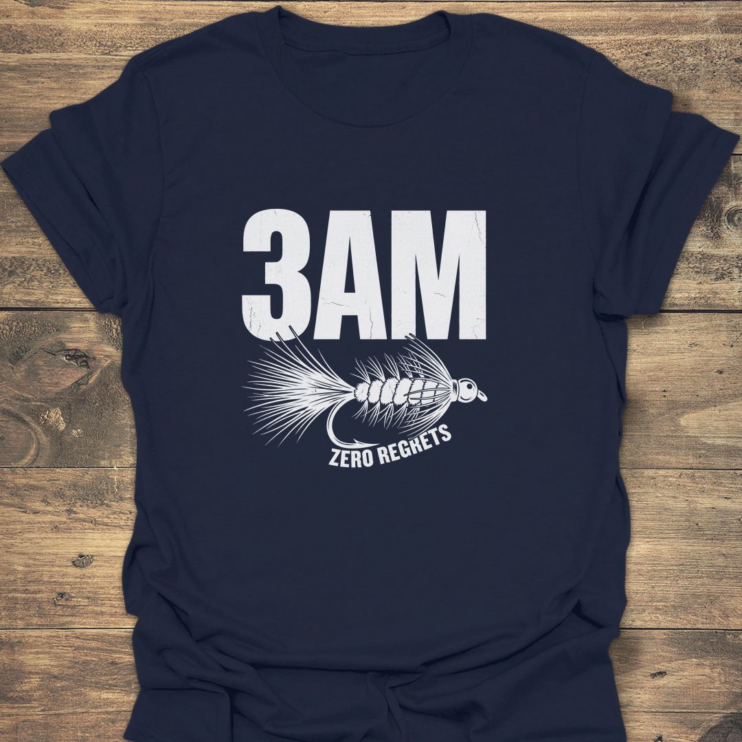 3AM Zero Regrets - Navy t-shirt