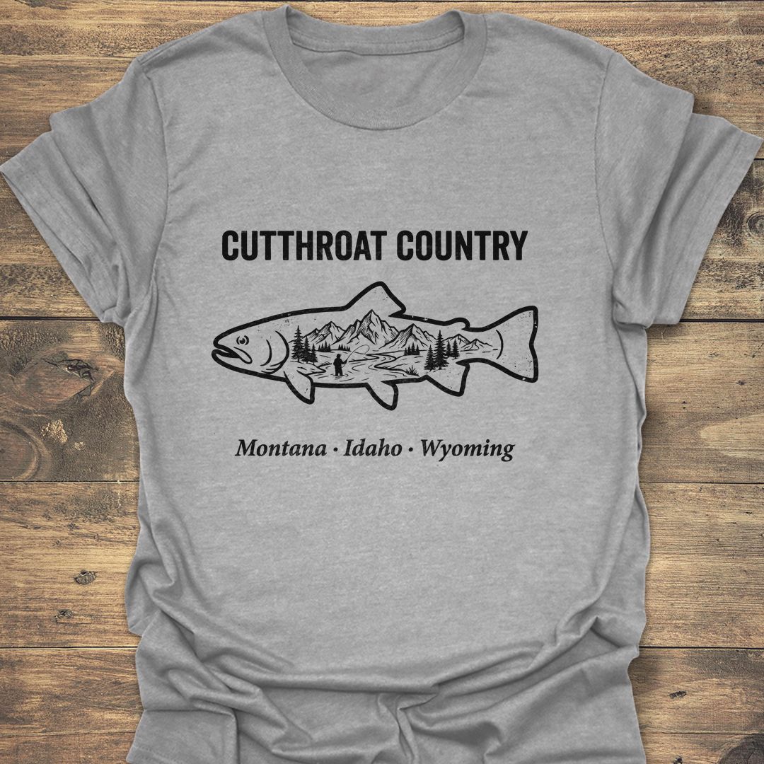 Cutthroat Country - Sport Grey t-shirt