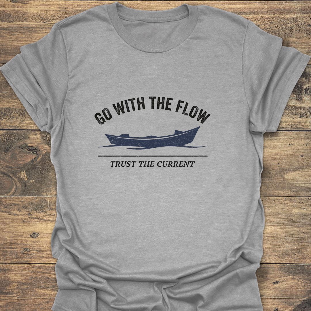 Go With The Flow - Sport Grey t-shirt