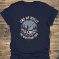 Where The Water Runs Cold - Navy t-shirt