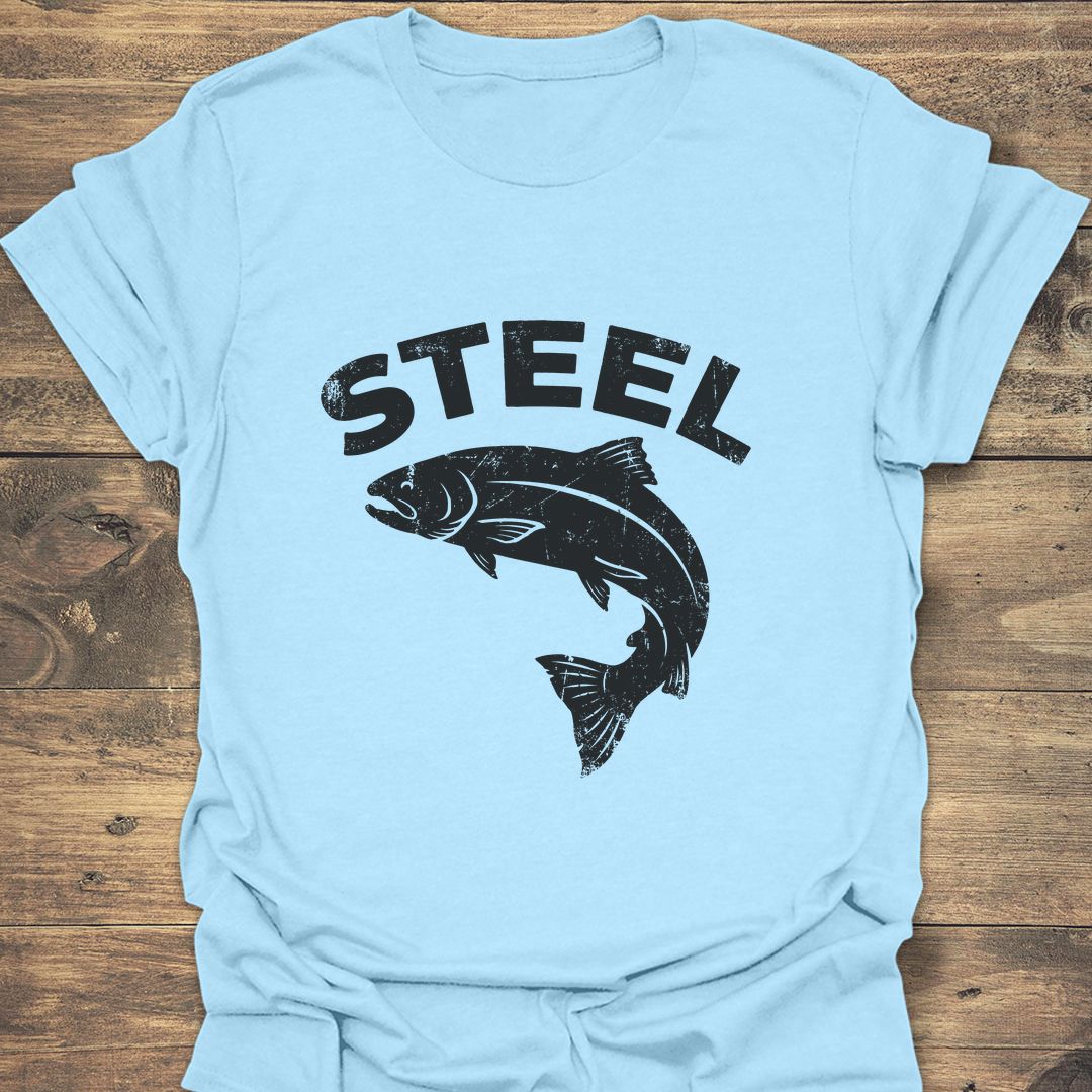 Steel Chrome Runner - Light Blue t-shirt