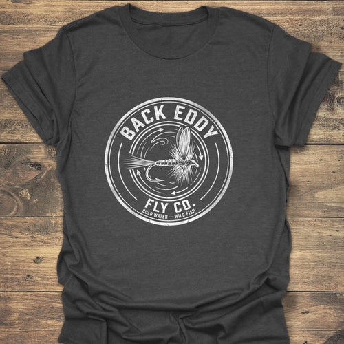 Back Eddy Fly Co - Dark Heather t-shirt