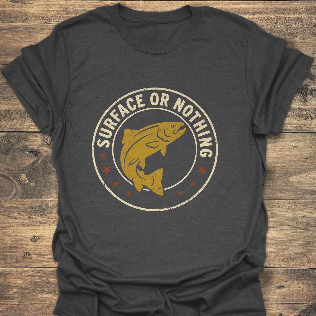 Surface Or Nothing - Dark Heather t-shirt