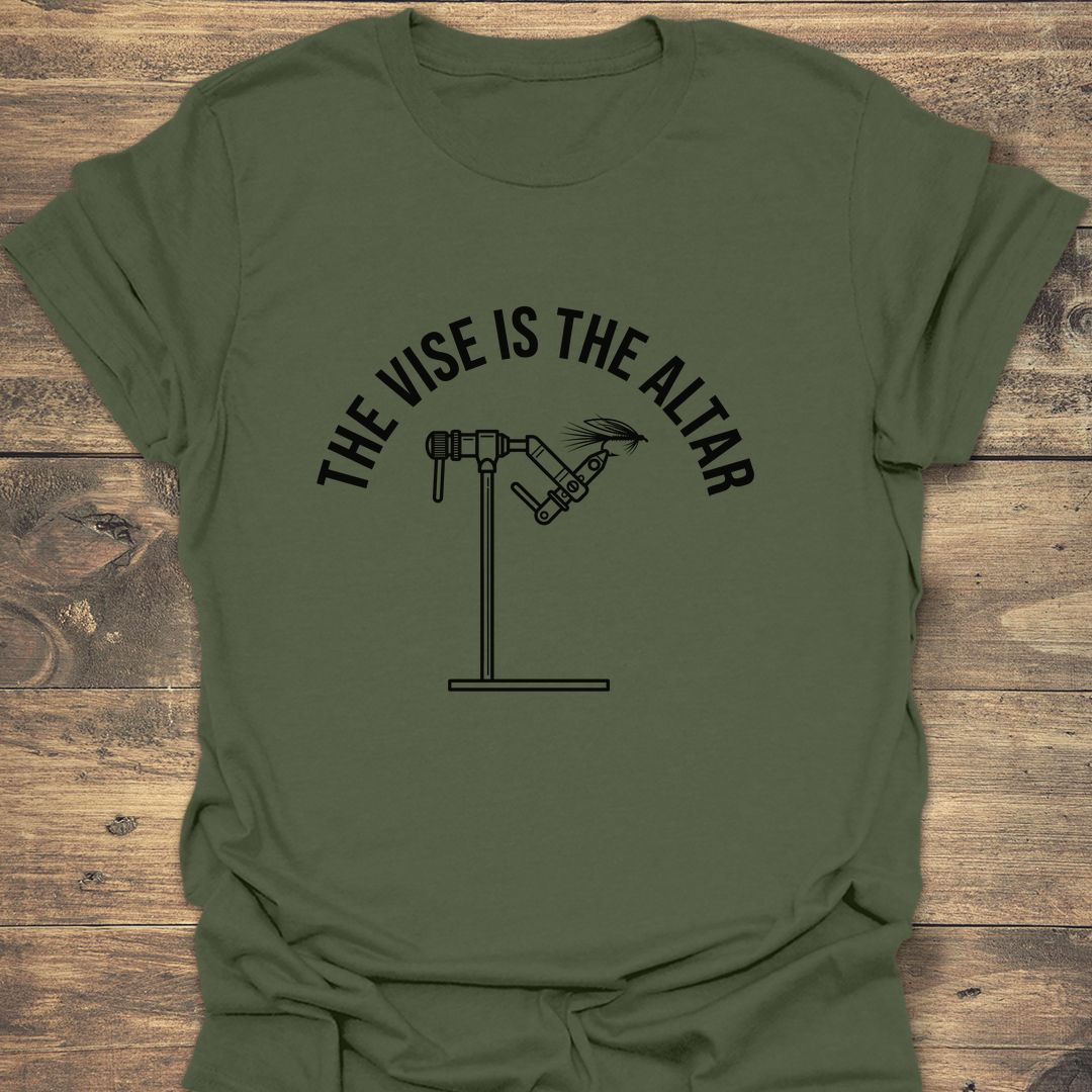 The Vise Is The Altar - Military Green t-shirt