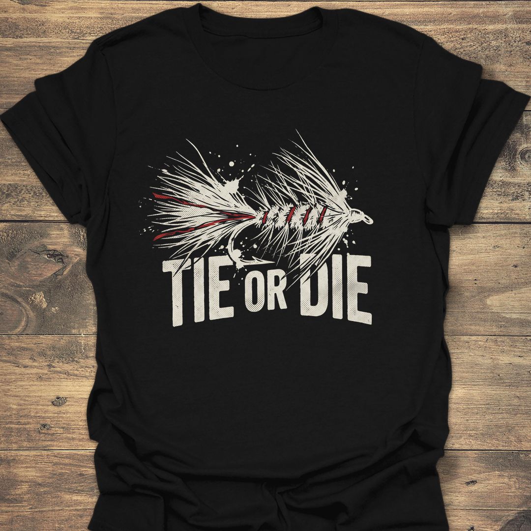 Tie Or Die - Black t-shirt