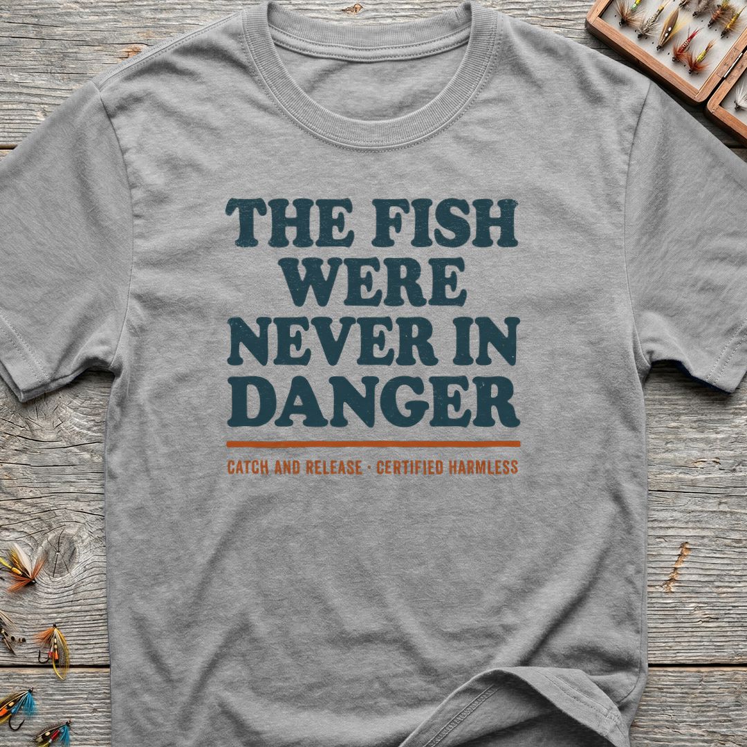 Fish Were Never In Danger - Sport Grey t-shirt