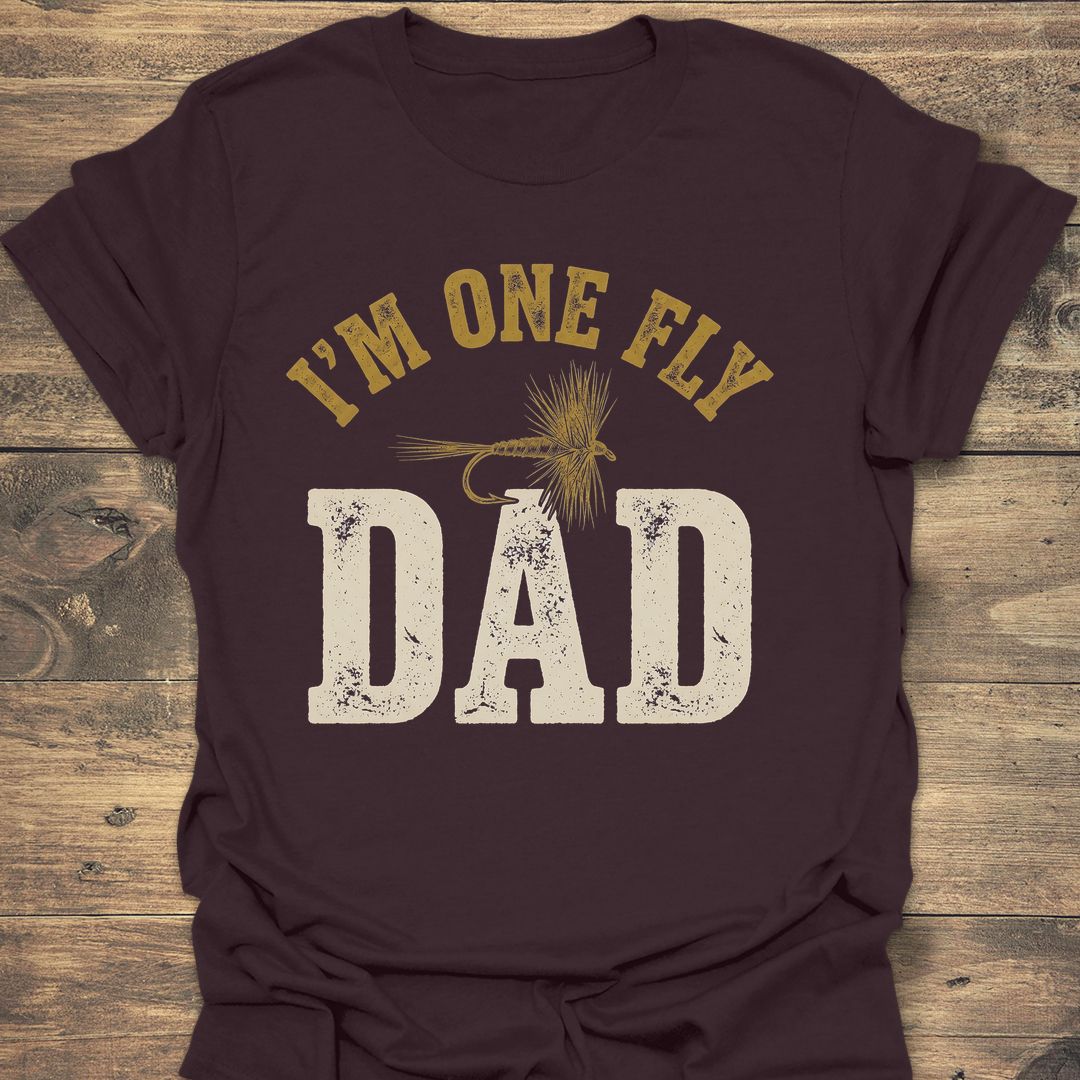I'm One Fly Dad - Dark Chocolate t-shirt