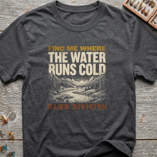 - Dark Heather t-shirt