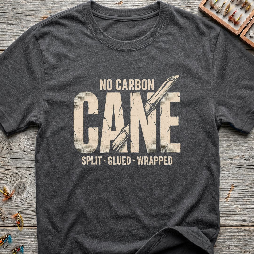 No Carbon Cane - Dark Heather t-shirt