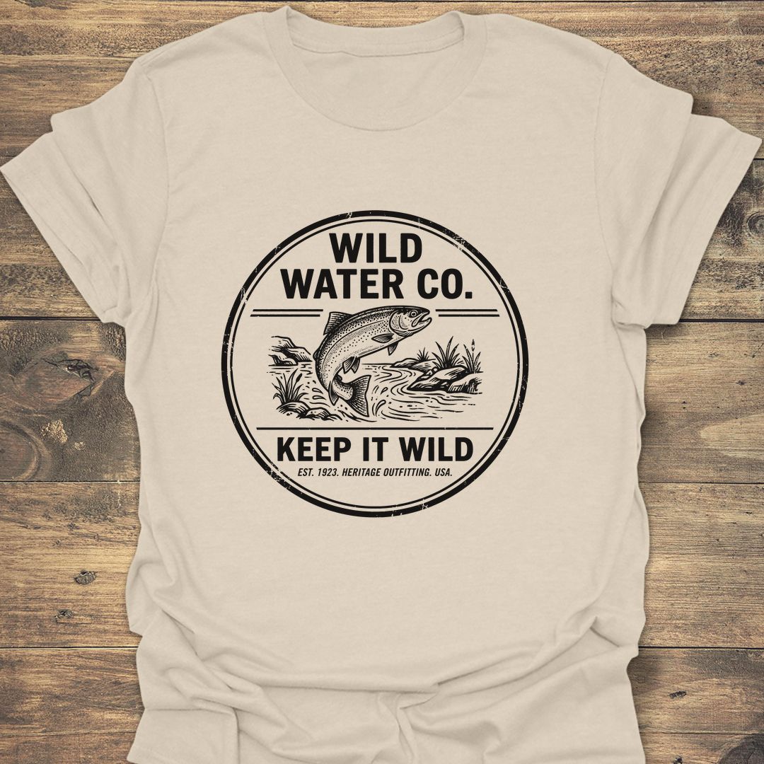 Wild Water Co Keep It - Natural t-shirt