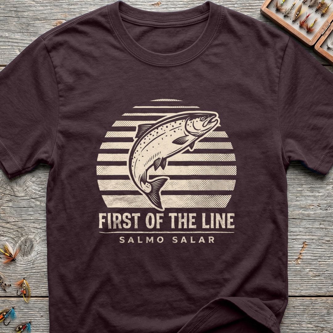 First Of The Line Salmo - Dark Chocolate t-shirt