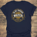 Blue Ribbon Water Certified Wild - Navy t-shirt
