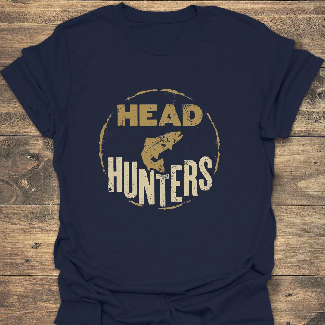Head Hunters Trout - Navy t-shirt