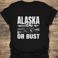 Alaska Or Bust - Black t-shirt