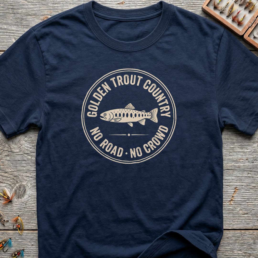 Golden Trout Country - Navy t-shirt