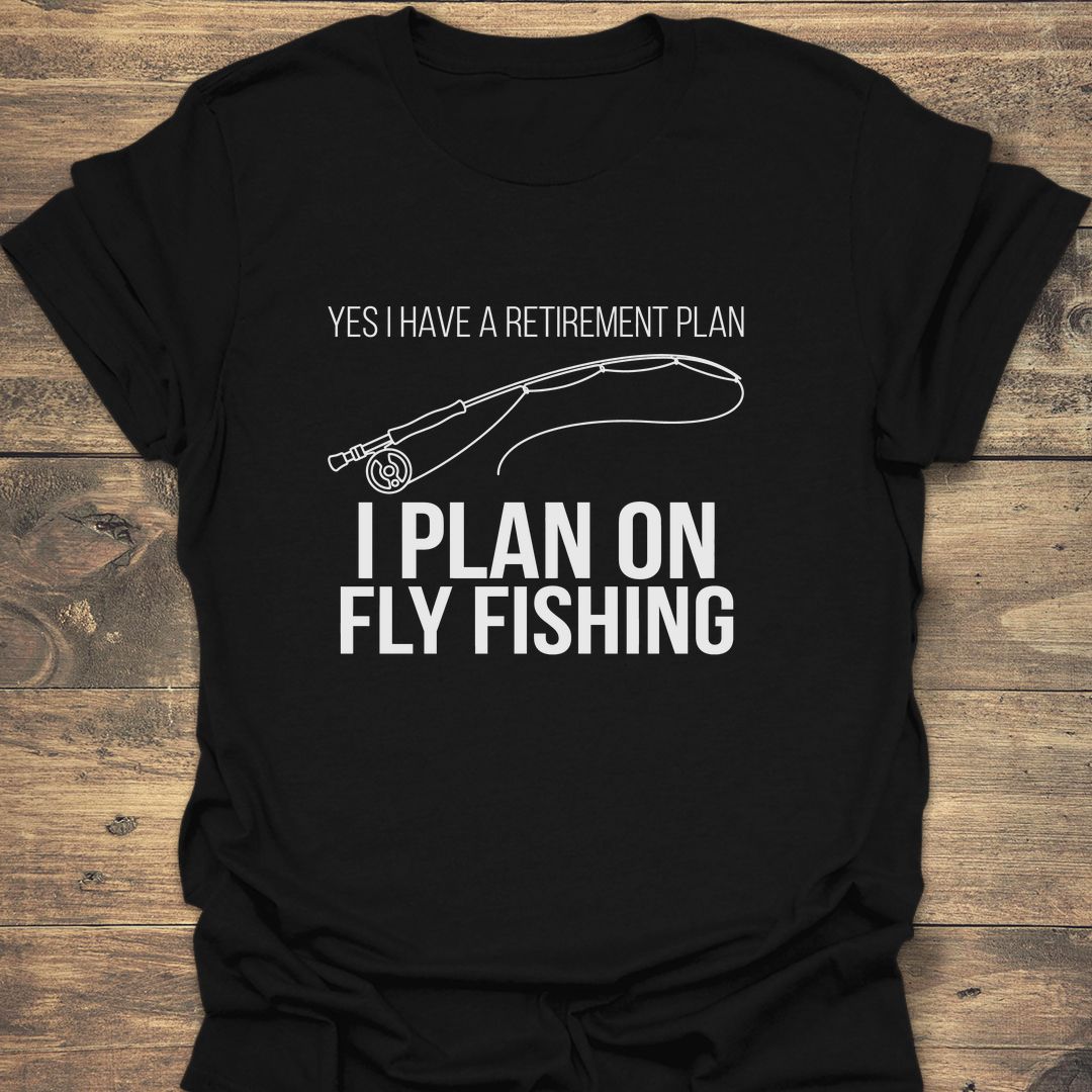 My Retirement Plan Is Fly - Black t-shirt