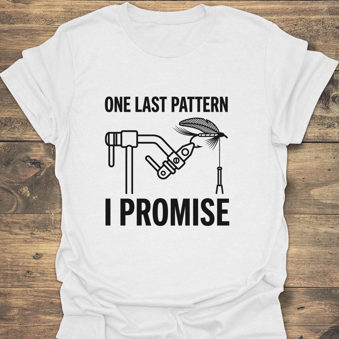One Last Pattern I Promise - White t-shirt