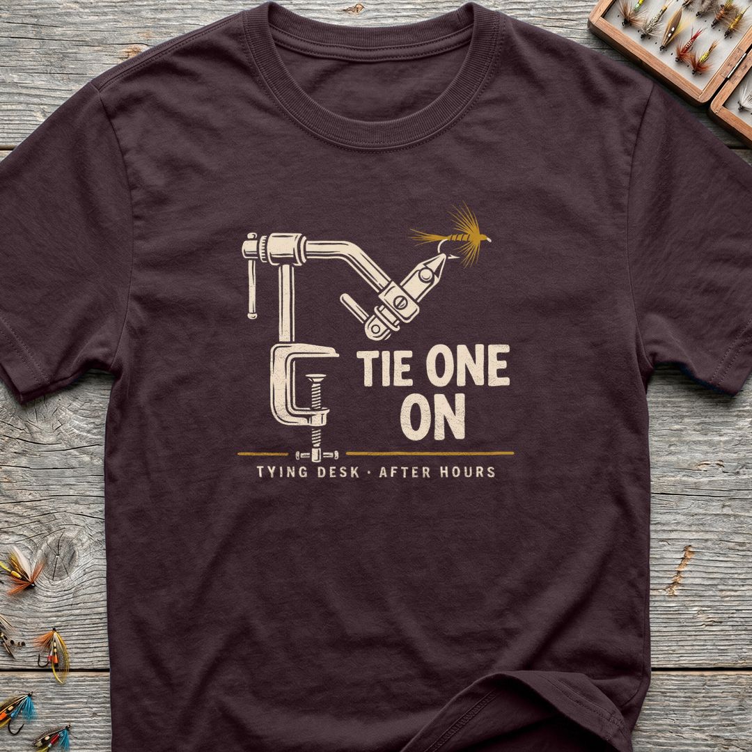 Tie One On - Dark Chocolate t-shirt