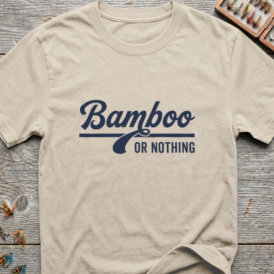Bamboo Or Nothing - Natural t-shirt