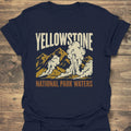 Yellowstone National Park Waters - Navy t-shirt