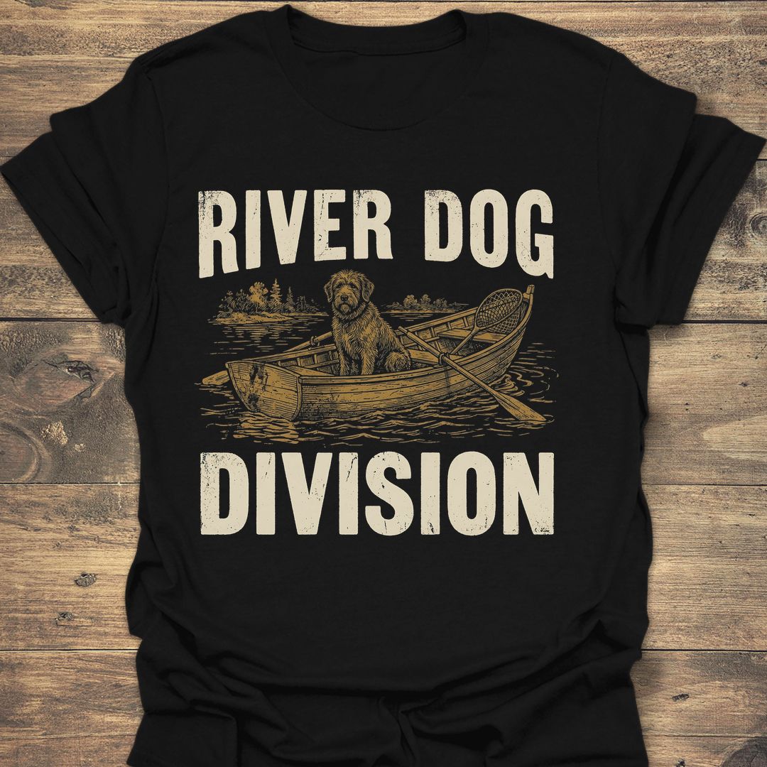 River Dog Division - Black t-shirt