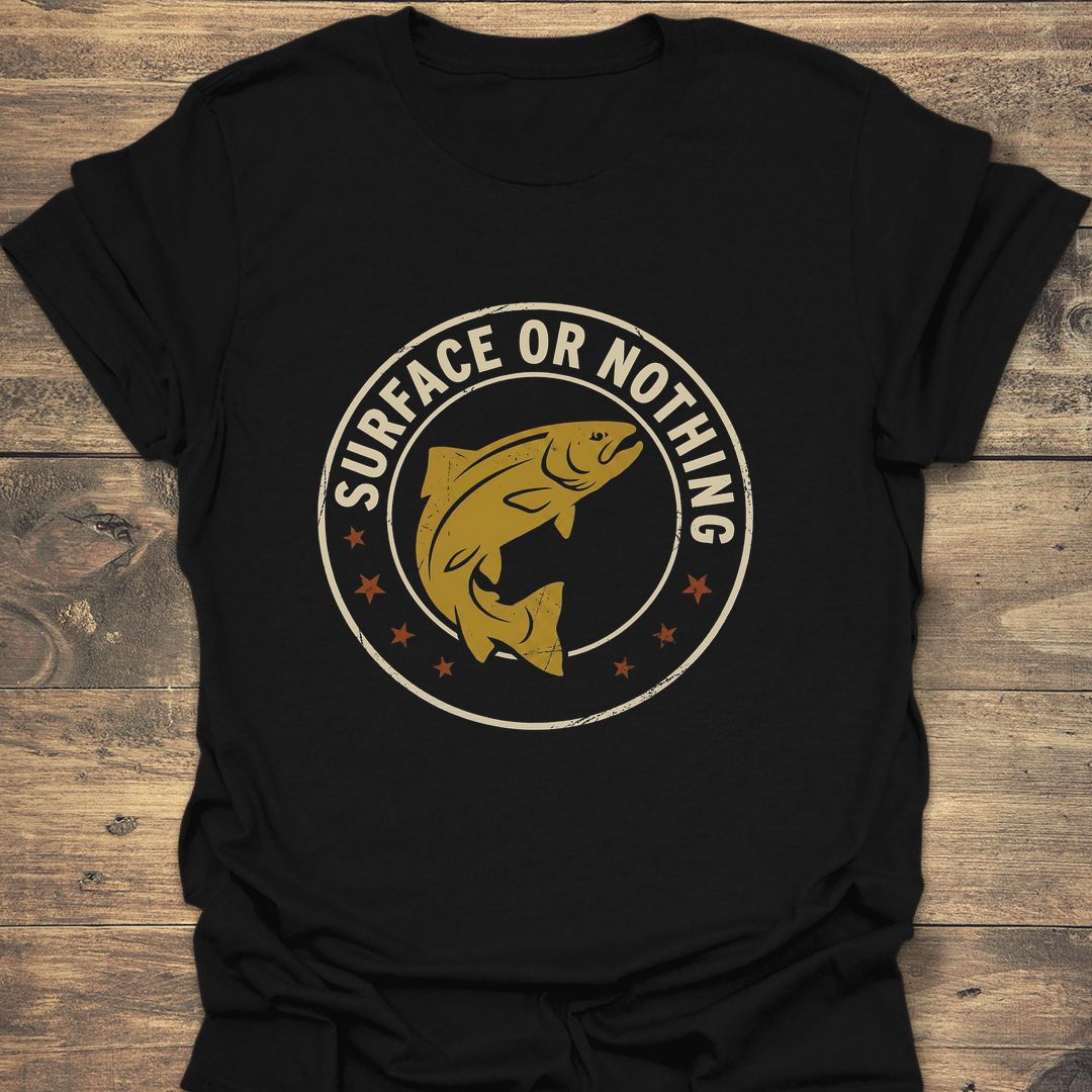 Surface Or Nothing - Black t-shirt