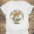 Tight Lines & Bent Rods - White t-shirt