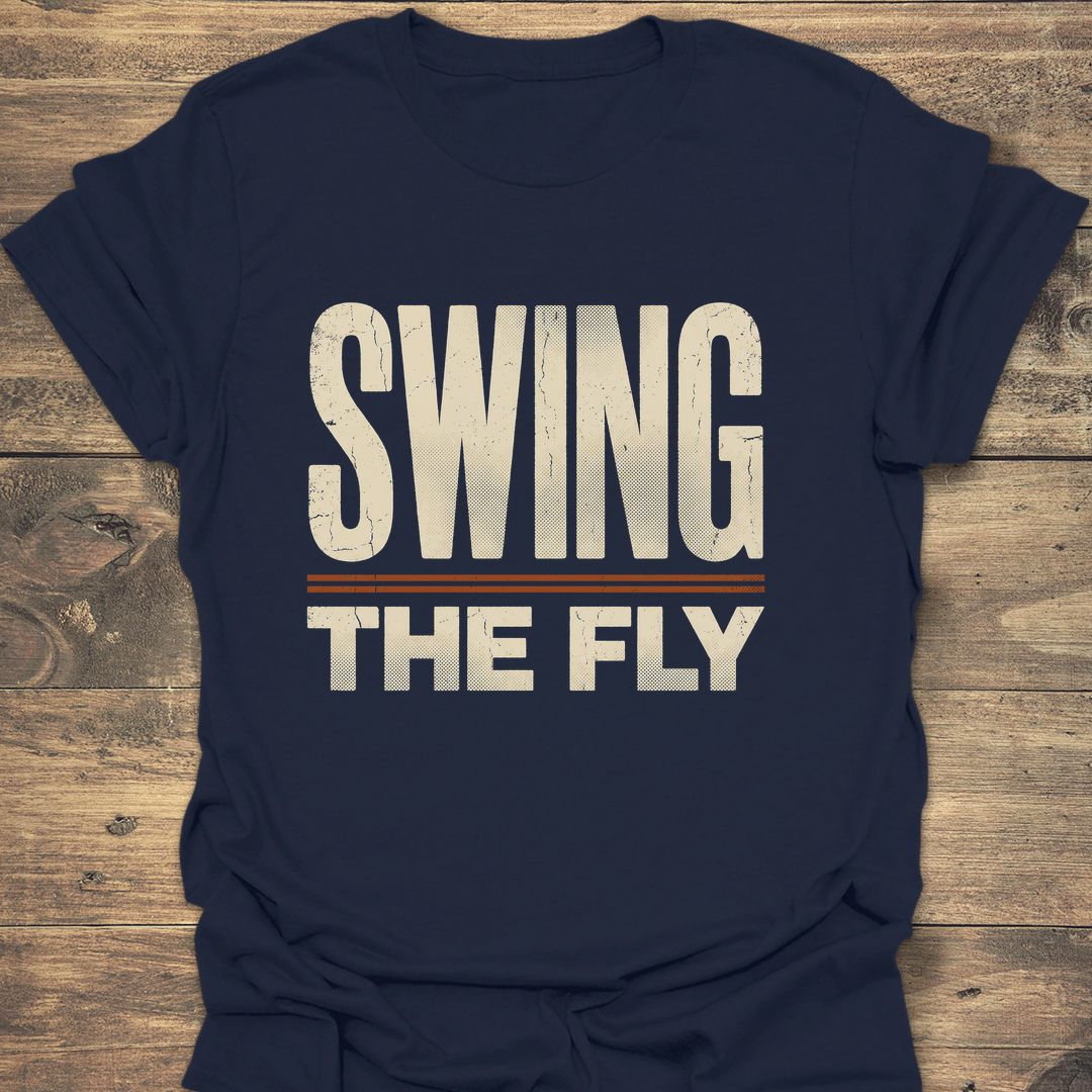 Swing The Fly - Navy t-shirt