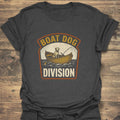 Boat Dog Division - Dark Heather t-shirt